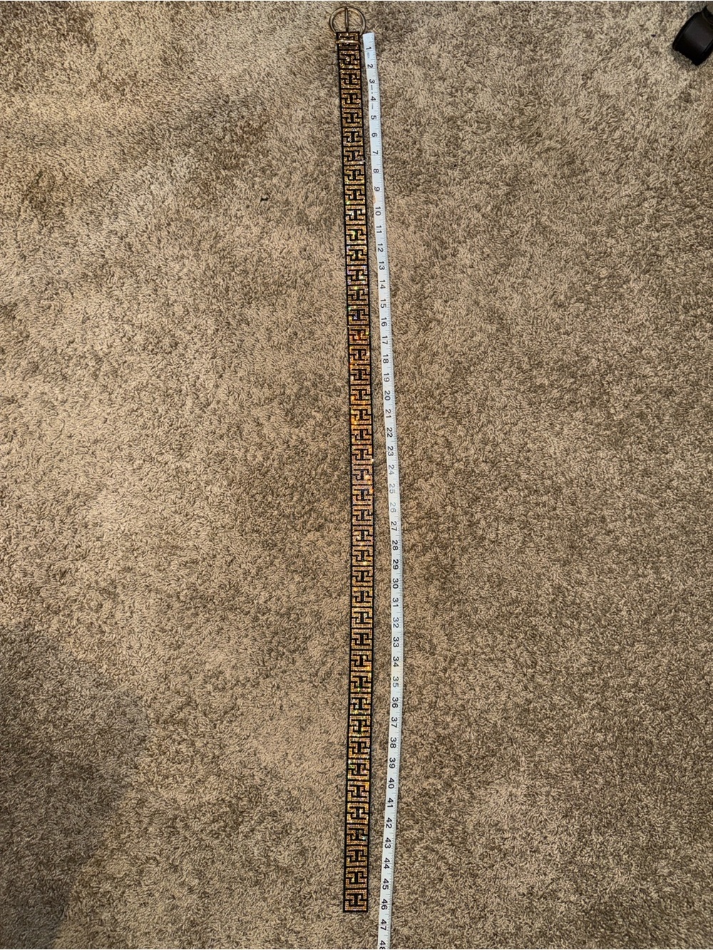 Akira sparkly women’s gold & Black Belt purchased at Akira store 46 inches